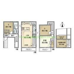 砧戸建の物件間取画像